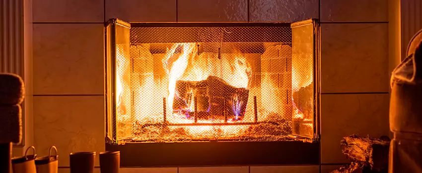 Mendota Hearth Landscape Fireplace Installation in Chillicothe, Ohio